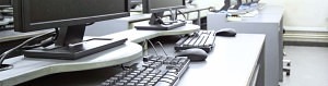 Modern computer lab in school