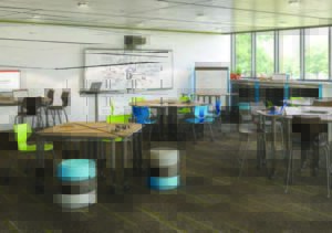 Supportive seating in classroom
