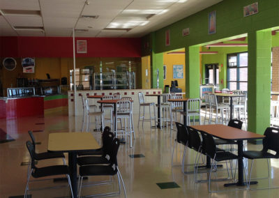 Empty School Cafeteria